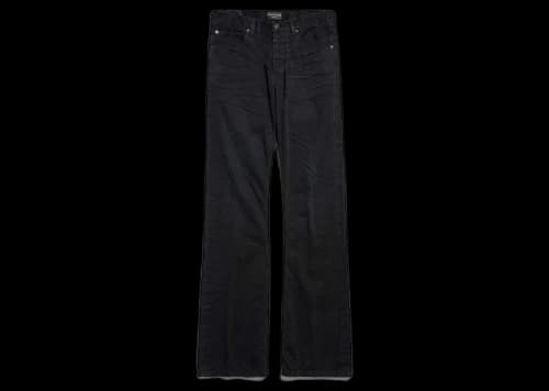 Balenciaga Low Waist Straight Pants Black