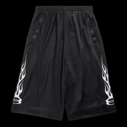 Balenciaga Burning Unity Baggy Shorts 'Black'