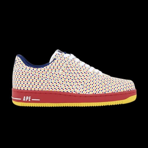 Bapesta FS-001 Low 'Red Yellow Blue Polka Dots'