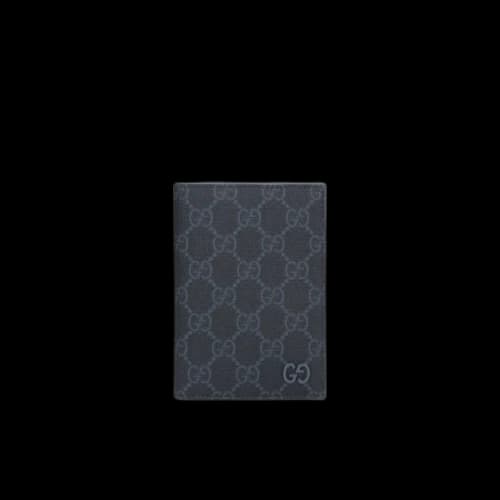 Gucci 'GG' Bi-Fold Passport Case Black