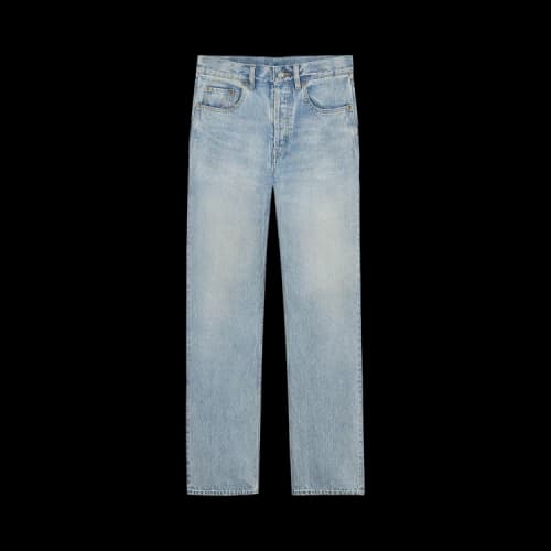 Saint Laurent Loose Straight Jean 'South Blue'