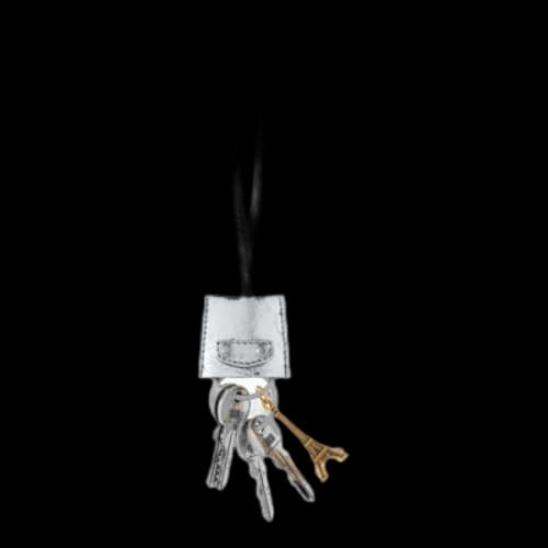 Balenciaga Le City Charm Eiffel Metallized 'Silver' (Women's)