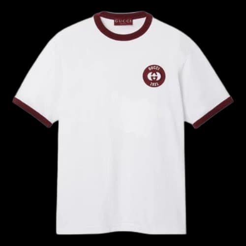 Gucci Cotton Jersey T-shirt 'White Ancora'