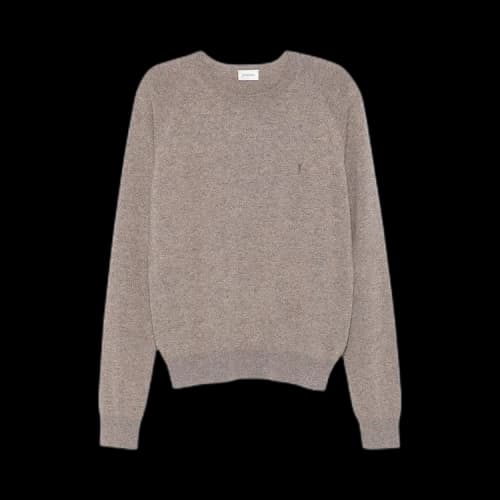 Saint Laurent Crewneck Sweater 'Taupe'