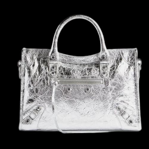 Balenciaga Le City Small Bag Metallized 'Silver' (Women's)