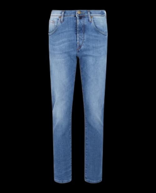 Slowear Incotex Blue Division Tapered Denim Jeans Medium Blue