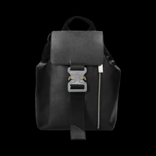 1017 ALYX 9SM Metal Buckle Leather Backpack 'Black'