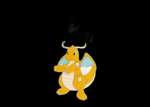 Fendi x FRGMT x Pokemon Nappa Leather Charm Yellow