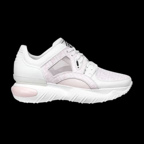 Fendi Leather Low 'White Pink'