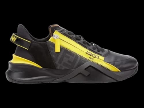Fendi Flow Low Top Black Yellow