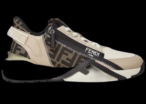 Fendi Flow Low Beige