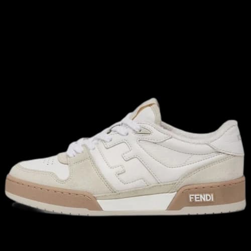FENDI Match Low Top Suede 'White'
