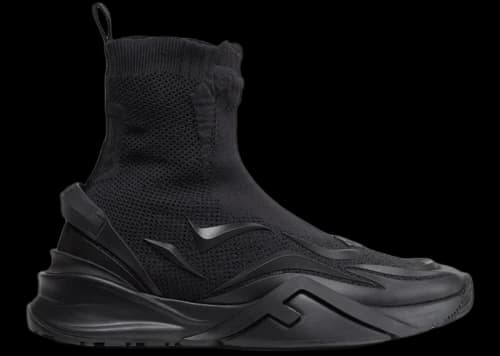 Fendi Flow Mesh Running Sneaker Black