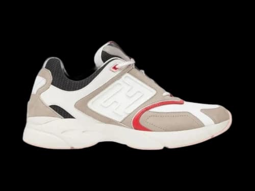 Fendi Faster White Beige Black