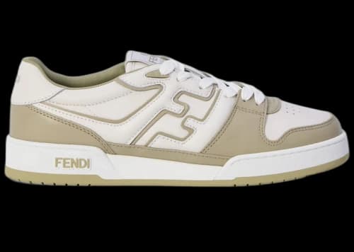 Fendi Match Low White Khaki