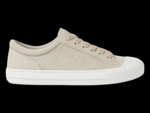 Fendi Domino Beige Nubuck Leather