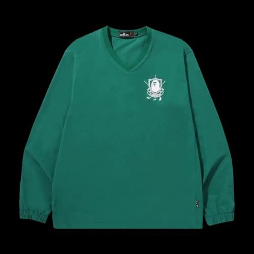 BAPE Mr. Bathing Ape Golf V Neck Pullover Windbreaker 'Green'