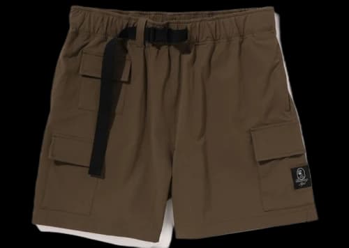 BAPE Mr Bathing Ape Multi Pocket Wide Fit Shorts Black