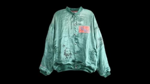 Paly Hollywood Jim'S Room Satin Jacket Mint