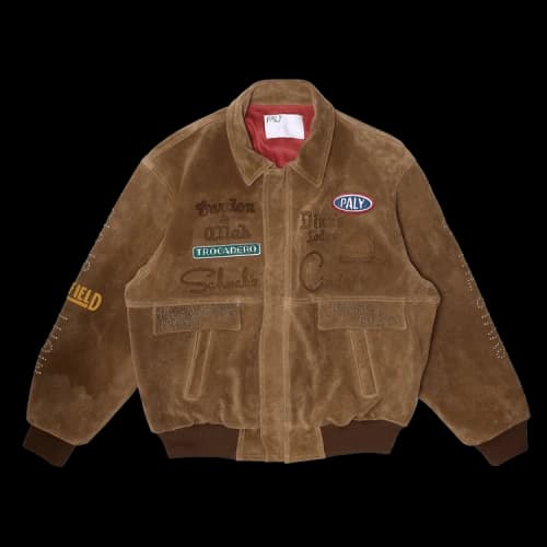 Paly Hollywood Sunset Blvd. Sponsored Suede Jacket 'Tan'