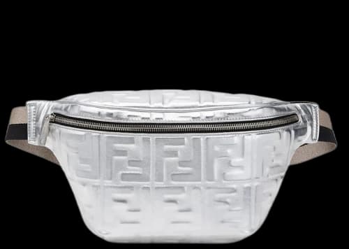 Fendi Prints On Belt Bag Silver