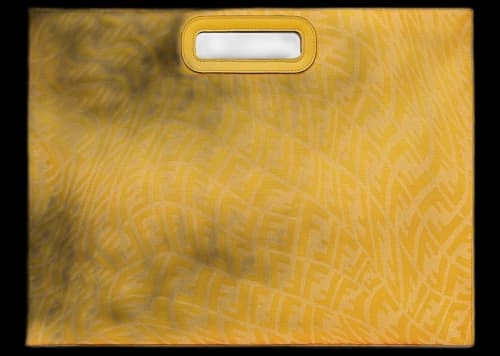 Fendi Shopping Tote Yellow