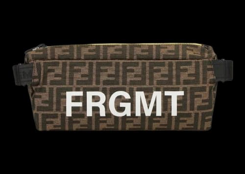 Fendi x FRGMT x Pokemon FF Fabric Belt Bag Brown