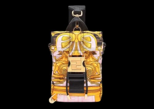 Fendi Fendace Fendiness Mini Backpack Multicolor