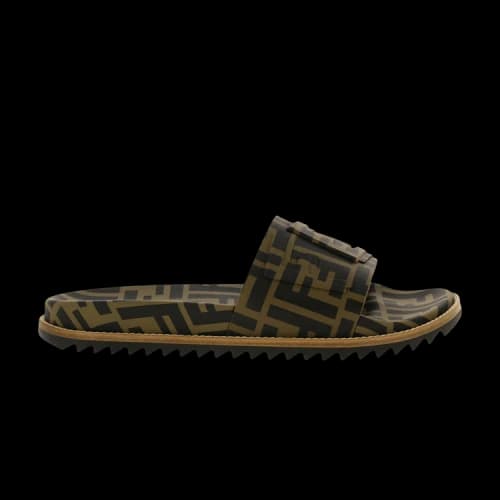 Fendi TPU FF Motif Slides 'Maya Nero'