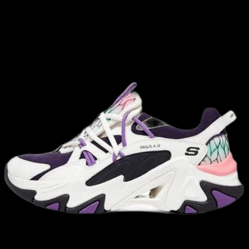 Skechers x Demon Slayer 'White Black Purple' (Women's)