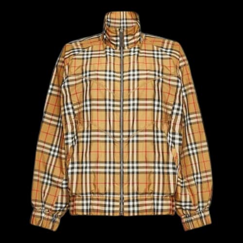 BURBERRY Vintage Plaid Yellow Jacket