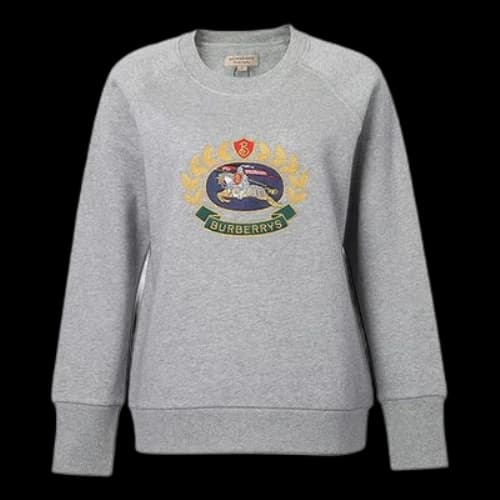 Burberry Long Sleeves Sports Gray