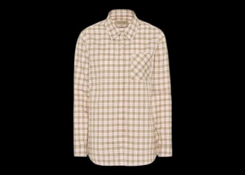 Burberry Women's Checked Cotton Shirt Pink