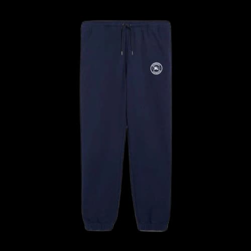 Burberry Embroidered Logo Sweatpants Navy