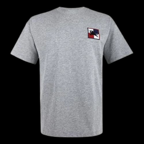 Burberry Embroidered Short Sleeve Gray