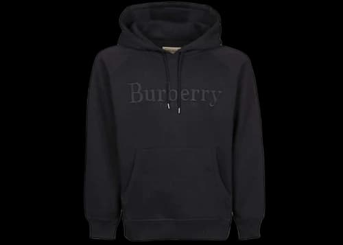 Burberry Embroidered Logo Sweatshirt Black