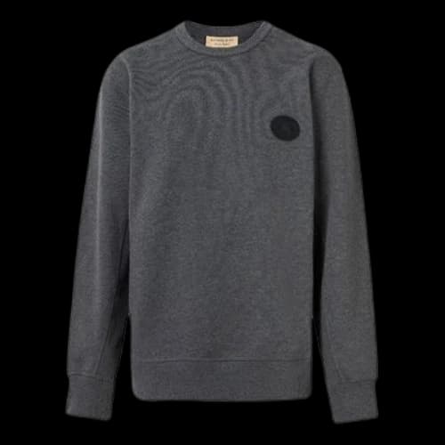 Burberry SS21 Loose Round Neck Long Sleeves Gray