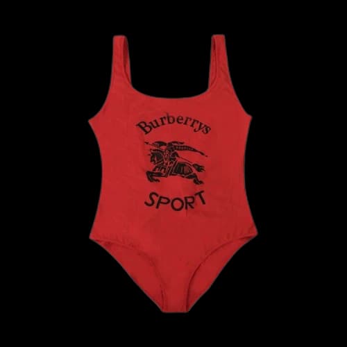 Burberry Sport Swimsuit 'Red'