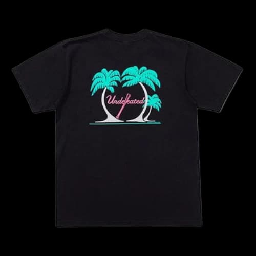 UNDEFEATED Back Printing Short Sleeve Unisex Black