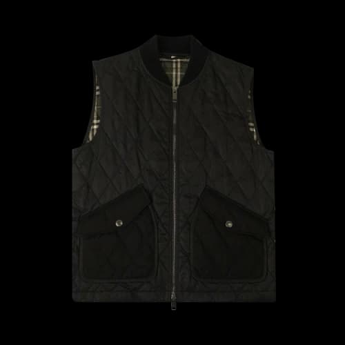 Burberry Quilted Puffer Jacket 'Black'