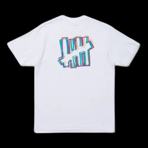 UNDEFEATED Scribble Tee Graffiti Icon Men White