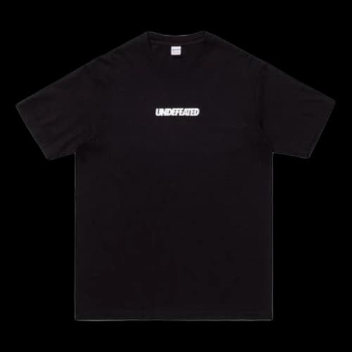 UNDEFEATED LOGO S/S TEE logo Short Sleeve Unisex Black