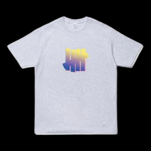UNDEFEATED HALF-TONED Lcon Tee Printing Short Sleeve Gray