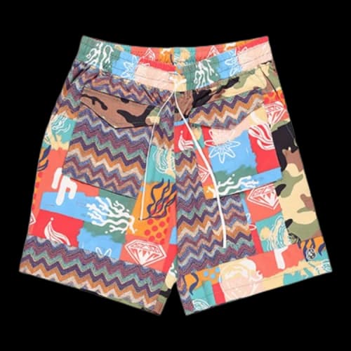 Billionaire Boys Club Shark Shorts 'Blue/Pink/Mixed'