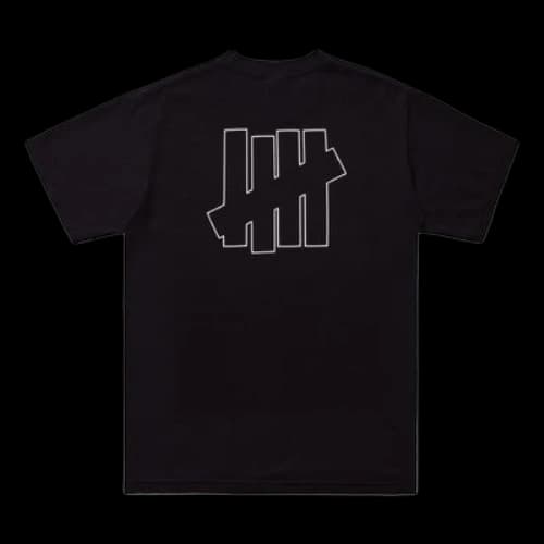 UNDEFEATED ICON S/S TEE Back logo Short-sleeve Tee Unisex Black