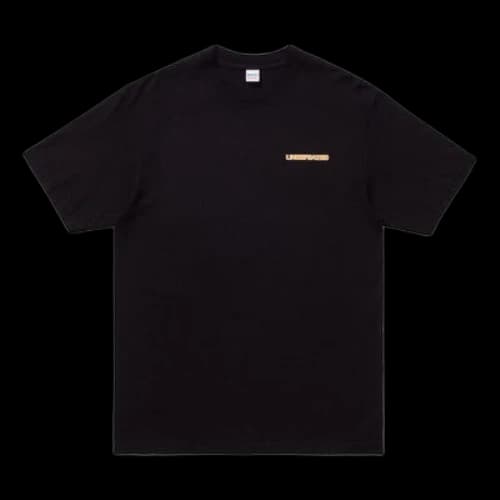 UNDEFEATED Retro Repeat S/S Tee Back Letter Applique Short-sleeve Tee Unisex Black