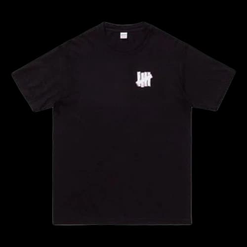 UNDEFEATED SOCCER S/S TEE Chest logo Back Applique Short-sleeve Tee Unisex Black