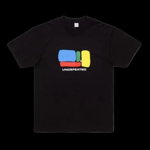 UNDEFEATED Abstract Tee Printing Short Sleeve Black