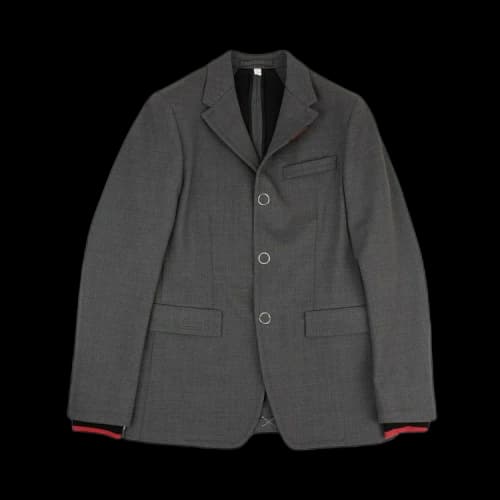 Burberry Stripe Detail Blazer 'Grey Melange'