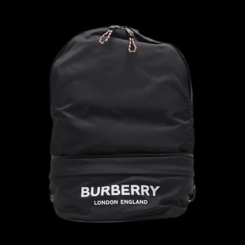 Burberry Logo Print Convertible Bum Bag Black